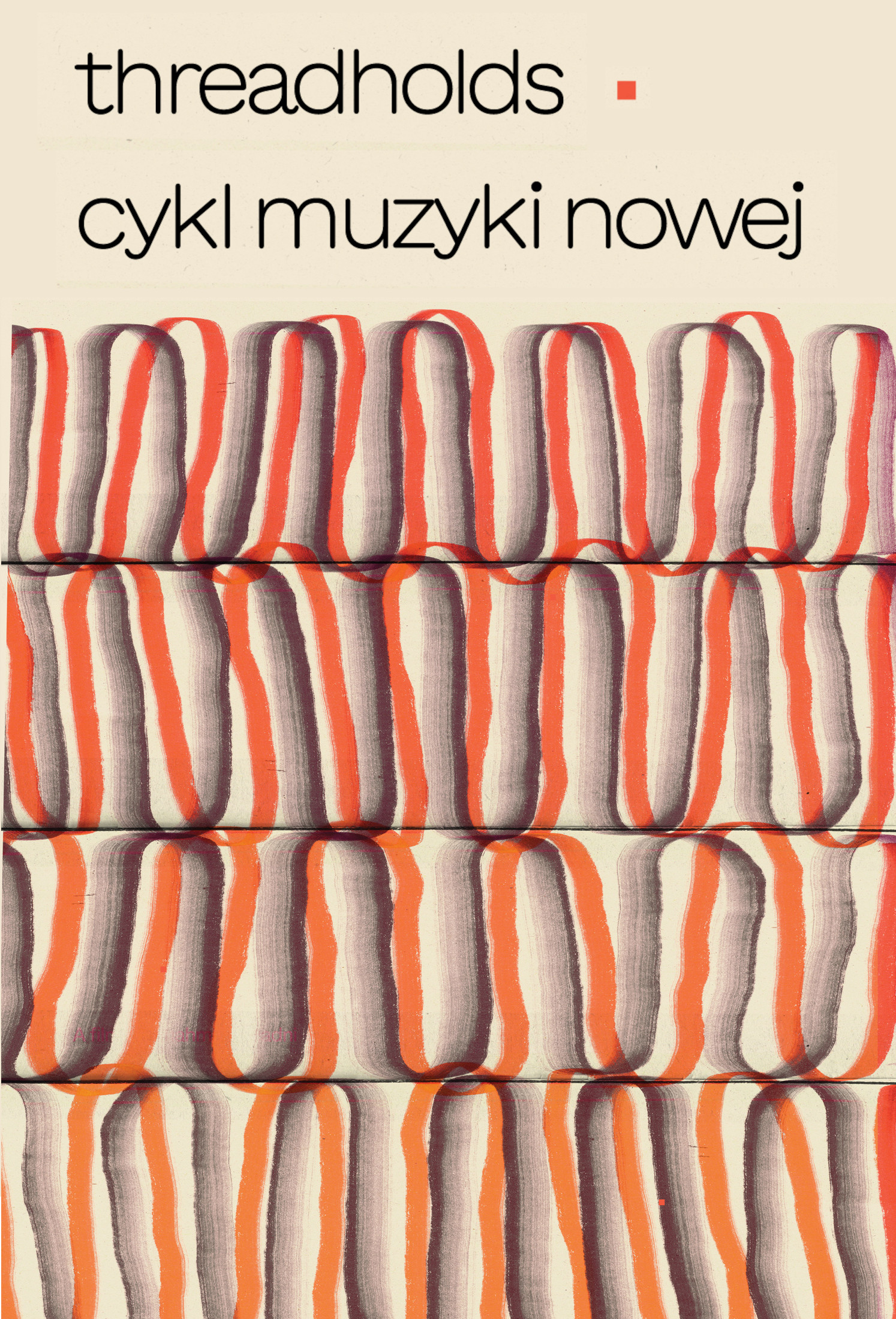 Wizualny motyw cyklu Threadholds z powtarzającymi się łukami